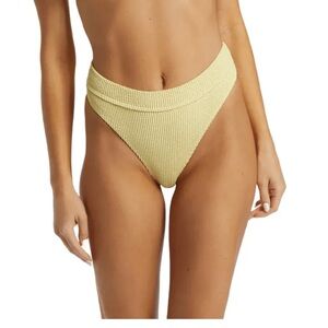 Billabong Yellow High-Waisted Bikini Bottom